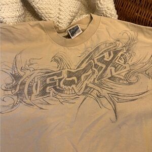 Fox Men's Tan Graphic T-Shirt